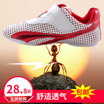 Taekwondo shoes mesh men and women Children soft bottom training professional shoes breathable indoor martial arts Thai judo shoes