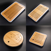 Tianxi tea tray Household Kung Fu tea tray Bamboo tea table tea tray Modern simple set drain tray small tea sea