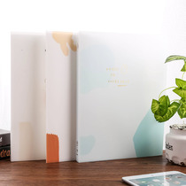 Morning light stationery Miffy joint limited data book Transparent insert A4 removable large capacity document bag Document book Multi-layer student paper notes Office document finishing storage bag
