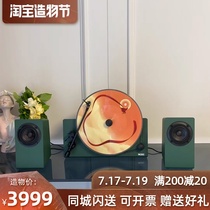 Fanny poetry vertical vinyl record player Living room household light luxury gramophone Bluetooth audio Split LP record player