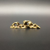 Pure copper fake mountain pen frame solid brass fake mountain type mini-frame room supplies desktop town paper