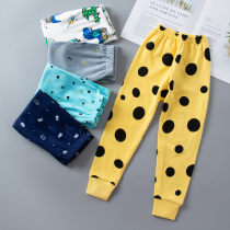 Childrens Autumn Pants Pure Cotton Single Bar Baby Boy Girl Sleeping Pants Boy Girl Line Pants Underpants Warm Pants Wear