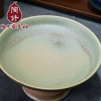 Jun kiln sky green crystal glaze Jingdezhen pottery repair medium temperature art pottery kiln change glaze 1kg color glaze