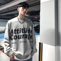 ATCG 21 new autumn winter fuzzy letter printed sweater original couple trend top
