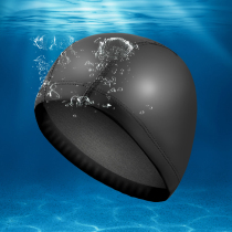 Swimming hats male and female children adult waterproof and comfortable professional PU silicone swimming goggles set equipped with long hair