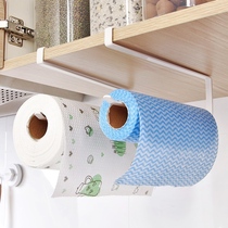 Kitchen paper special bracket rack non-perforated oil-absorbing paper hanging shelf cabinet roll paper special cling film storage rack