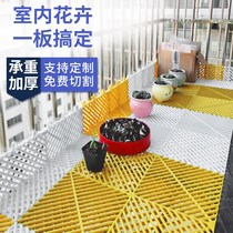 Theft-proof window base plate stainless steel balcony guard rail grid anti-fall mesh flower shelf mat guard rail anti-fall plastic bezel
