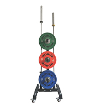 HATLEX mobile barbell holder pole storage rack (storage 45CM full film competition film)