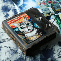 Handmade retro leather photo album 3456 inch insert pocket insert type cowhide photo album portable storage This Photo Commemorative Book