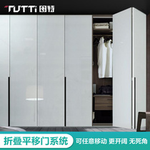 Tut folding sliding door damping buffer crane wardrobe folding sliding door sliding door hardware pulley T902