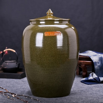 Jingdezhen ceramic rice cylinder Wine jar water tank oil cylinder 20 kg 30 kg 50 kg 100 kg 200 kg Moisture-proof insect-proof