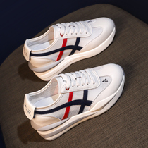  Super fan Juxian thin~thick-soled inner increase white shoes temperament dad shoes womens all-match breathable Forrest Gump shoes autumn