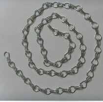 Iron tag hanging chain double hook chain lighting chain decorative chain sea pole hanging chain 1 m flowerpot hanging chain Double 8 chain