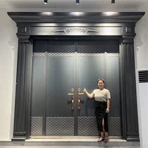 Luxury rural villa door double door to the door to the door