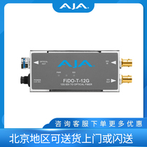 AJA FiDO-T-12G1 Channel 12G-SDI to Singlemode LC Fiber Transmitter 4K Video Converter