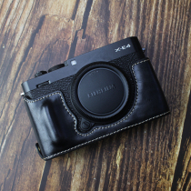 Fuji micro single XE4 camera bag protective cover base half set detachable battery handle X-E4 camera leather case