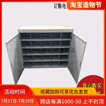 Double door combined tool cabinet Multi-function locker car 25-door lattice cabinet Multi-lattice shoe cabinet Iron cabinet