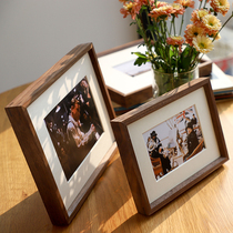 American tenon and Tenon wash photos made into photo frame setting 6 inch frame customized to paint any size walnut