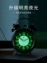 Polaris luminous alarm clock Silent bedside clock Clock Childrens special student clock with lights Personalized bell alarm clock