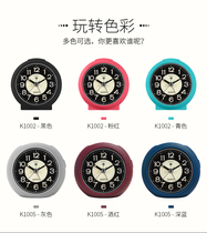 Polaris strong luminous mini alarm clock student bedside clock student alarm clock children clock silent matte