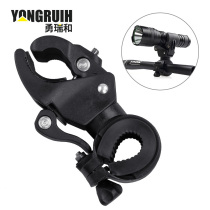 Bravery and 360-degree swivel U type bike lamp frame flashlight car clip holder lamp holder lamp clip extension fixed frame