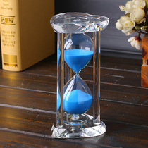 Hourglass timer Childrens anti-fall quicksand bottle half an hour 15 60 30 minutes Ornaments Quicksand timing ornaments