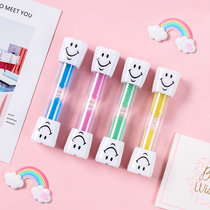 Hourglass timer Smiling face children brush their teeth one minute Three minutes Five minutes time Drop-proof birthday gift ornaments