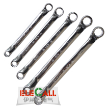  Shengda plum blossom wrench Electroplating double-headed machine repair auto repair glasses wrench Two-headed wrench Hardware tools