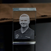 Personalized 2d photo crystal interior ornaments custom flat figure image Crafts gift