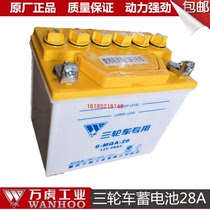 Wanhu tricycle battery 28A battery 18A dry battery tricycle universal battery