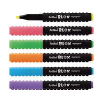 Japanese flag brand Yali Artline BLOX can splice highlighter inclined head 4mm KTX-600 marker 6 colors