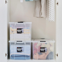 Love Litho Big Transparent Containing Box Home Plastic Clothes Toy Trunk Finishing storage box Alice Alice