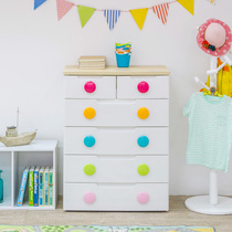 IRIS children buckle six-layer drawer plastic finishing cabinet storage cabinet Baby baby locker