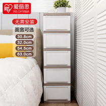 Japan Alice plastic storage box drawer type storage cabinet home office finishing clothes locker storage box