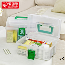 Alice household medicine box Childrens small classification storage box medicine box portable family pack dustproof Alice