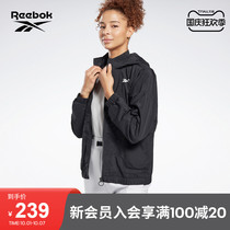 Reebok Reebok official womens GI6978 casual comfort vitality fitness basic training sports jacket