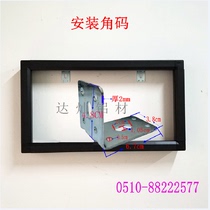 LED display electronic screen full color screen installation angle code accessories 9045 right angle rounded aluminum frame bracket