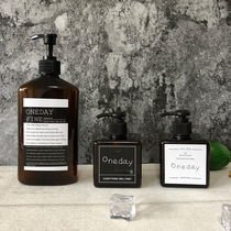 Nordic Press plastic bottle bottle bottle Lotion bottle ins shampoo bottle hand sanitizer bottle shower gel room