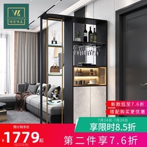 Modern door wine cabinet Entrance shoe cabinet One-piece screen partition wine cabinet Decorative cabinet Small household living room cabinet