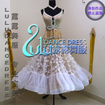 The new national standard dance shows a Moden dance dress with a dress and a dress rehearsal for a dress Morden dance dress