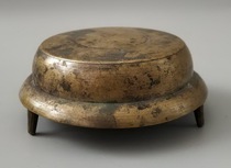 Qing Dynasty the Republic of China bronze all-American Buddha seat bronze block antique bronze collection