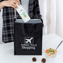 Students office workers waterproof bento bag Travel multi-function hand bag thickened insulation cold universal bag Aluminum foil