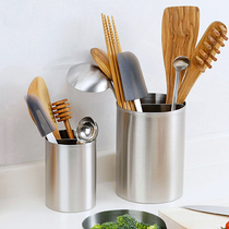 Japanese family house 304 stainless steel chopstick tube tableware knife and fork household chopstick basket storage rack Chopstick cage storage box