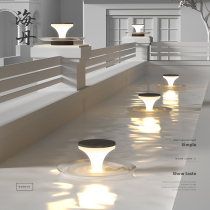 Solar Yard Lamp Waterproof Garden Ground Lamp Pool Lamp View Lantern View Lamp Villa Wall Column Head Light Outdoor Grass Terrace Lamp