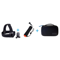 GoPro accessories adventure set head wear floating handle compact storage bag