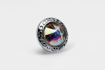 Japan original DAD full car retrofit door lock patch button post decorative sticker VIP style boutique crystal diamond finish