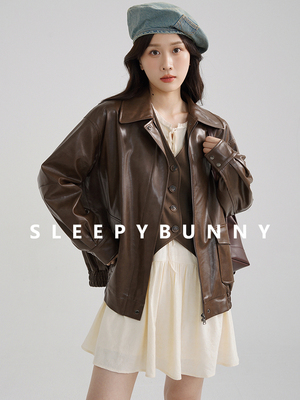 taobao agent Jacket, retro polyurethane train model, autumn, suitable for teen, American style