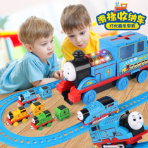 Thomas small train track set inertial alloy electric childrens toy 3-6 years old 2 baby boy car