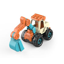 Child assembly engineering car screwing screw nut assembly Puzzle Toy Detachable disassembly excavator 2-3-6 years old