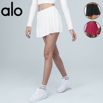 alo yoga yoga sports fitness hundred and folder skirts flat pants tennis dress summer woman